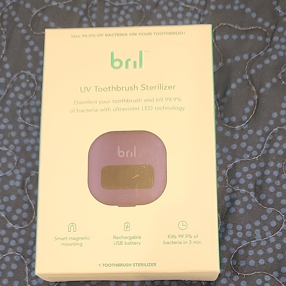UV Toothbrush Sterilizer — Purple